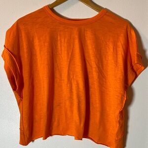 Women's Bright Orange Short Sleeve Tee